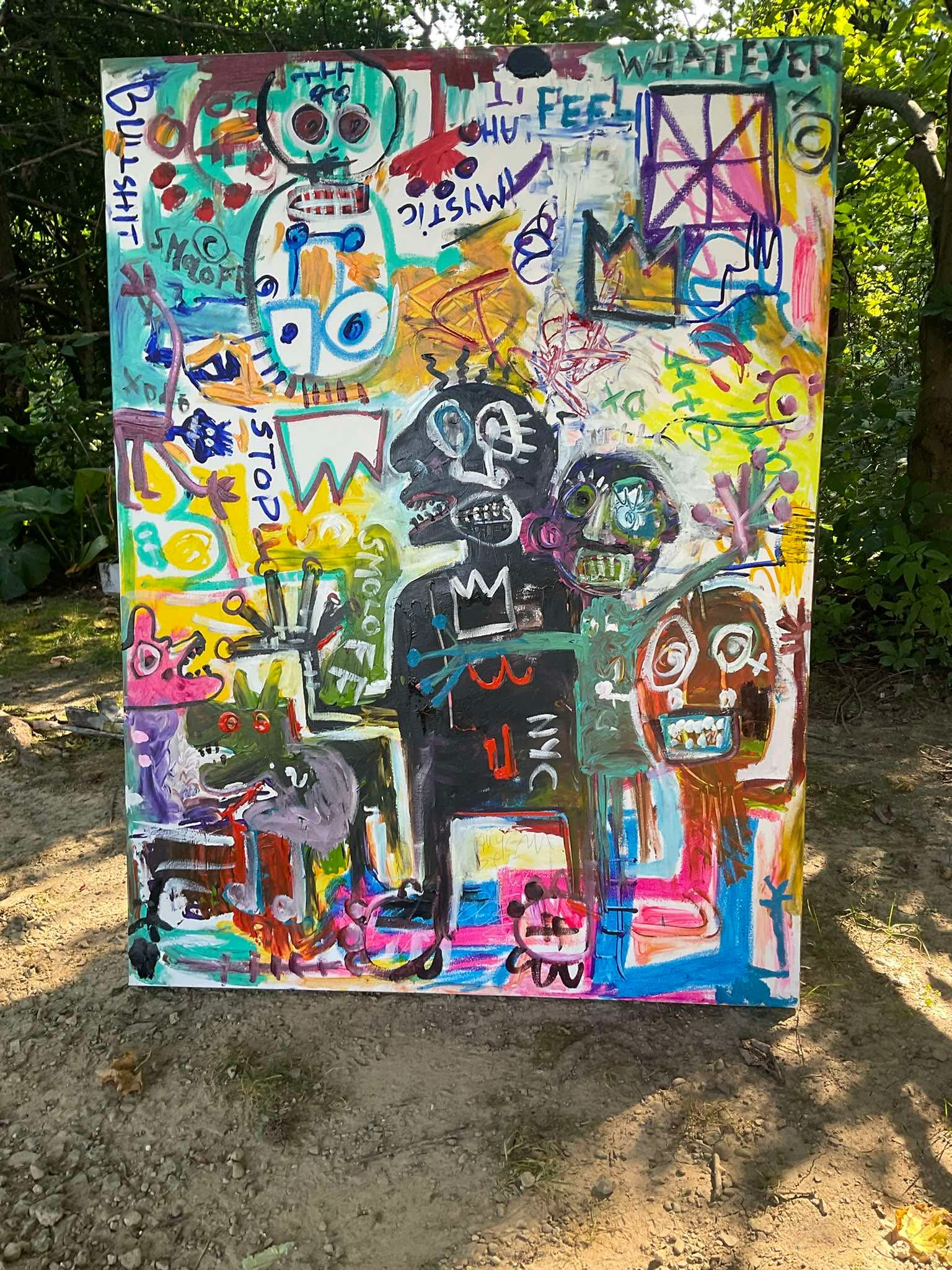 Graffiti Faces in Color