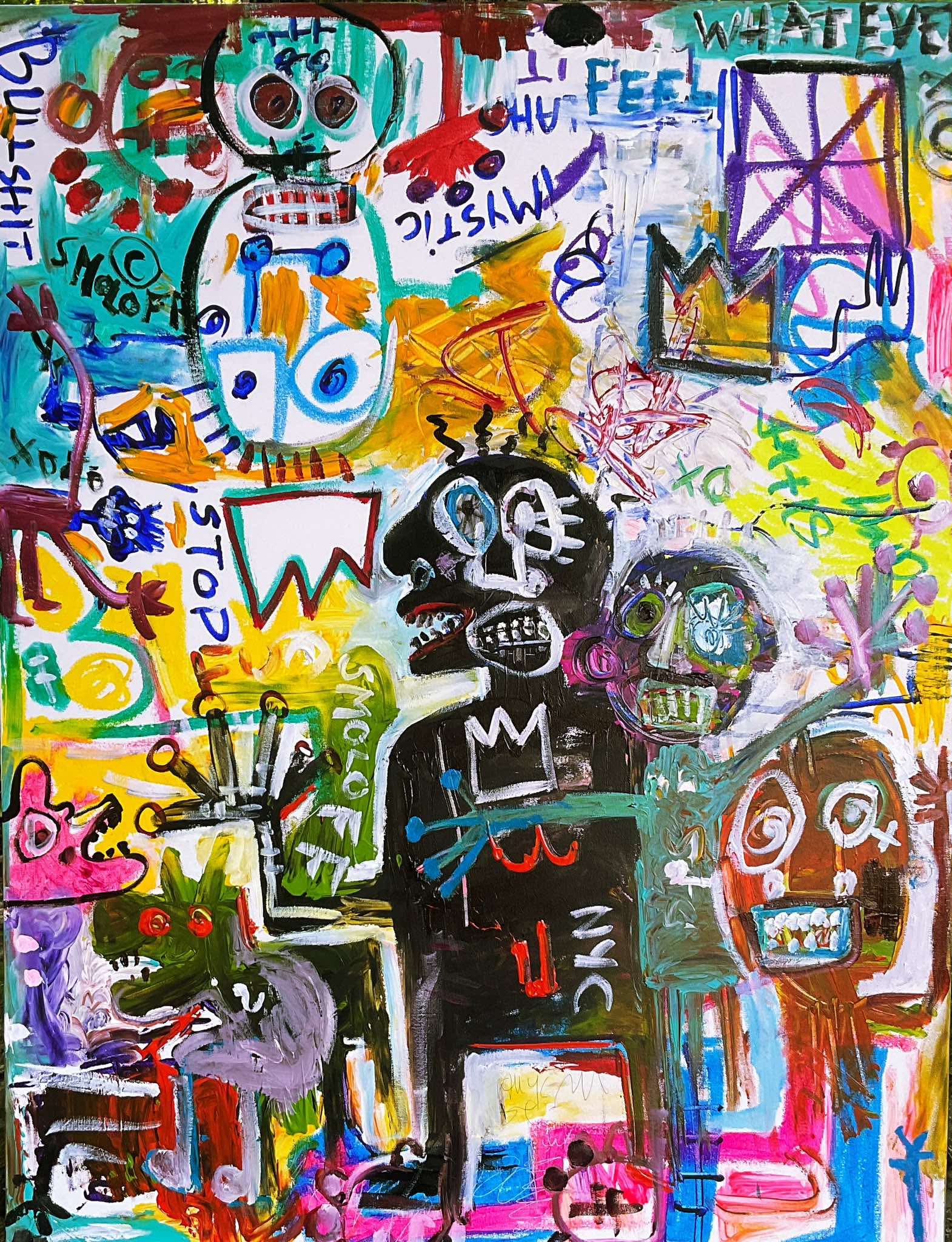 Graffiti Faces in Color