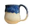 Blue and White Ceramic Mug