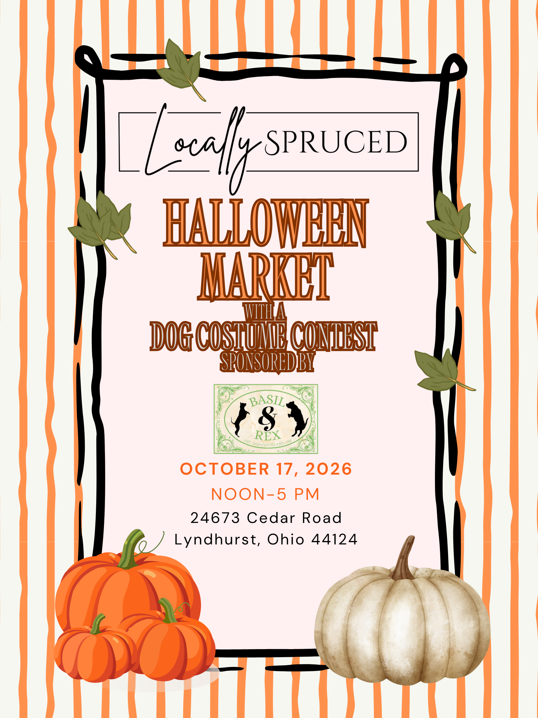 The Locally Spruced Halloween Market with Dog Costume Contest