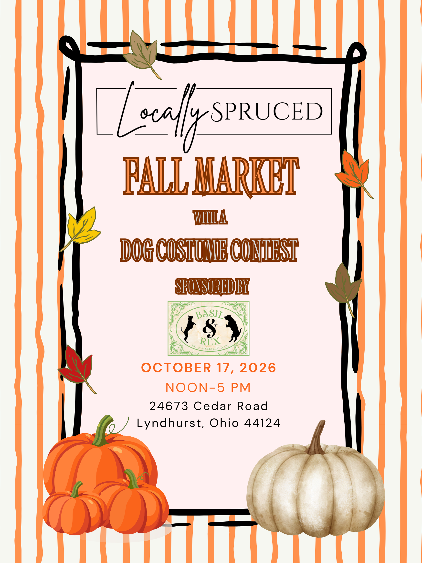 The Locally Spruced Fall Market with Dog Costume Contest