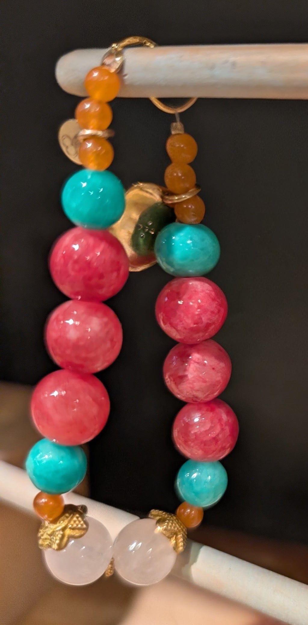 Sapphire, Quartz, Gold Vermeil Bracelet