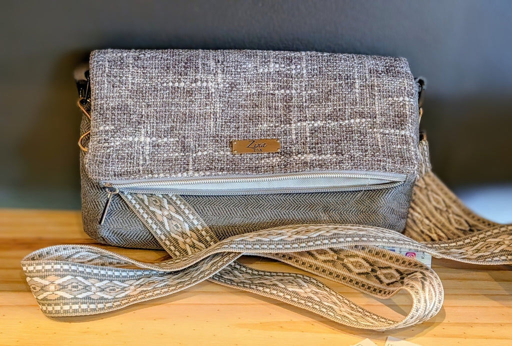 Gray purse