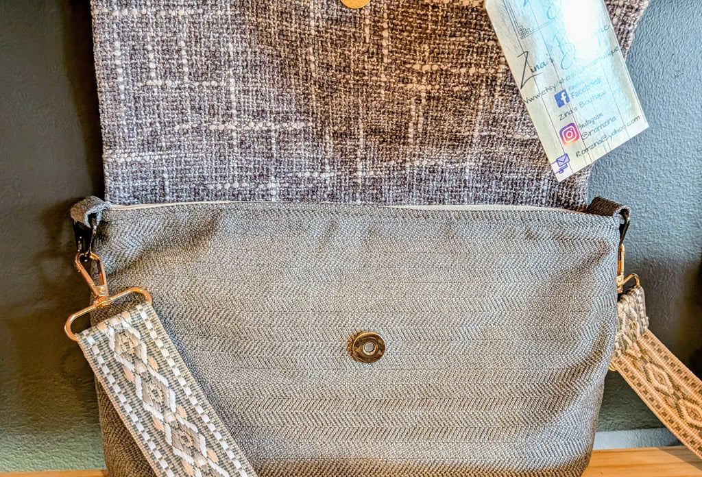 Gray purse