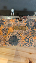 Sunflower Cork Wristlet