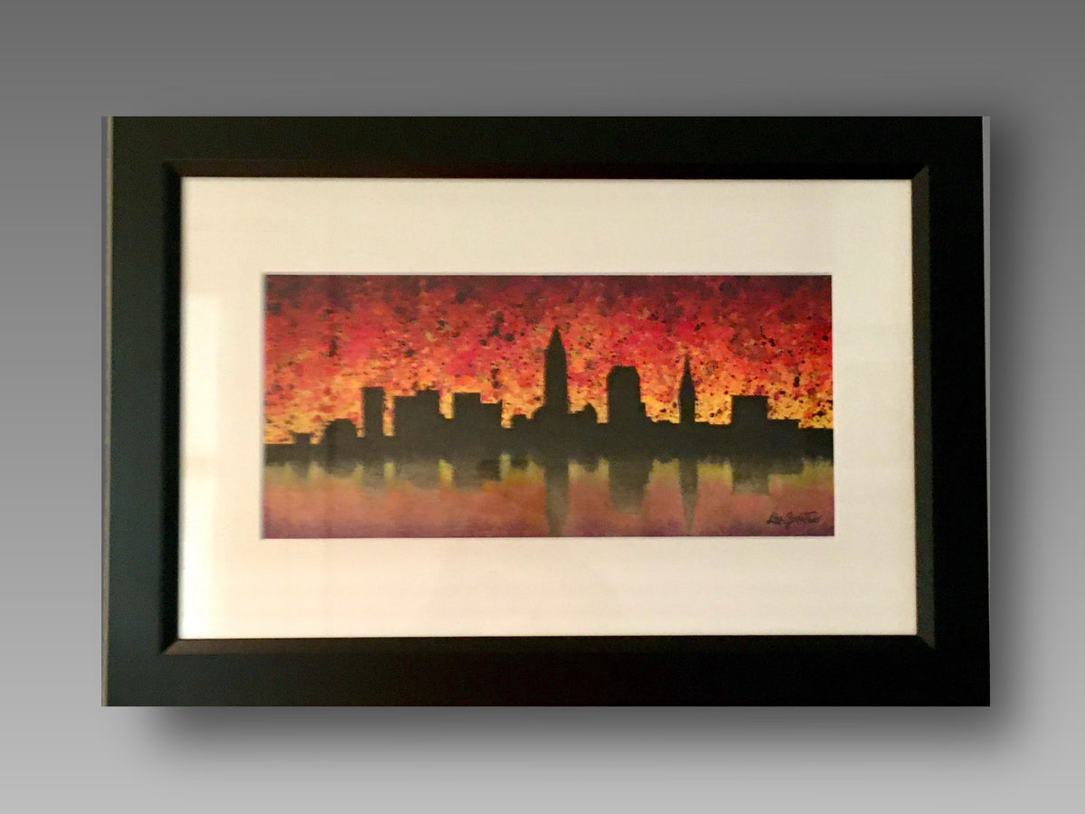 CLE Fiery Sunset