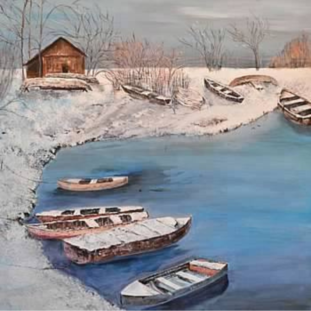 Winter on the Lake Print