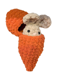 Crochet Bunny in a Carrot Stuffy